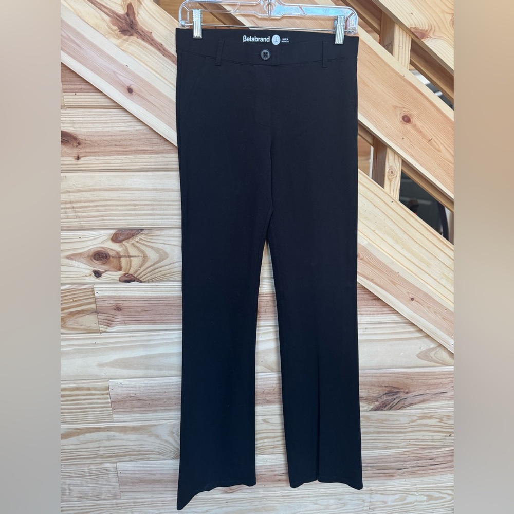 Betabrand Black Buttoned Pants